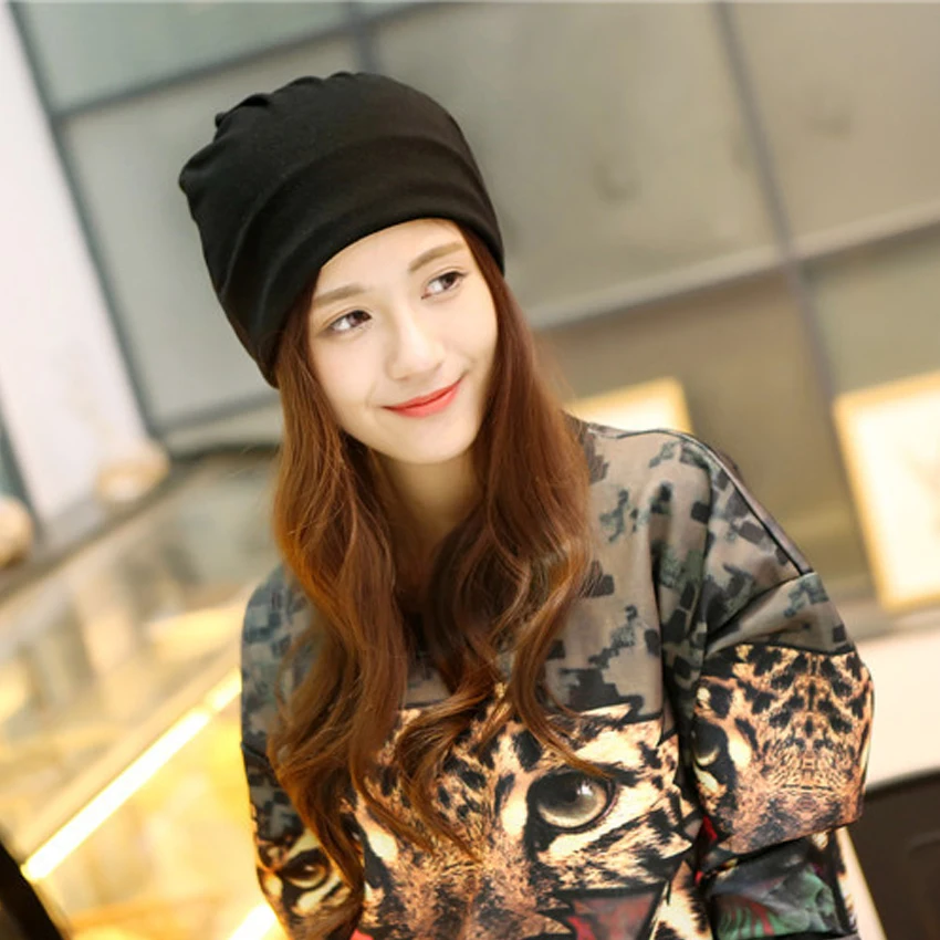 

Brand New Women Winter Beanies Cotton Blended Beanie Slouch Warm Hat Festival Unisex Mens Ladies Cap Solid Color Bonnet Hats