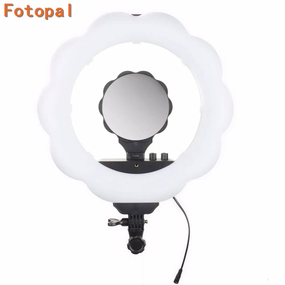 productimage-picture-eachshot-es384-bi-color-ring-led-video-light-fill-light-with-makeup-mirror-384pcs-smd-leds-2700-lumens-3000k-6000k-color-temperature-ra95-98602