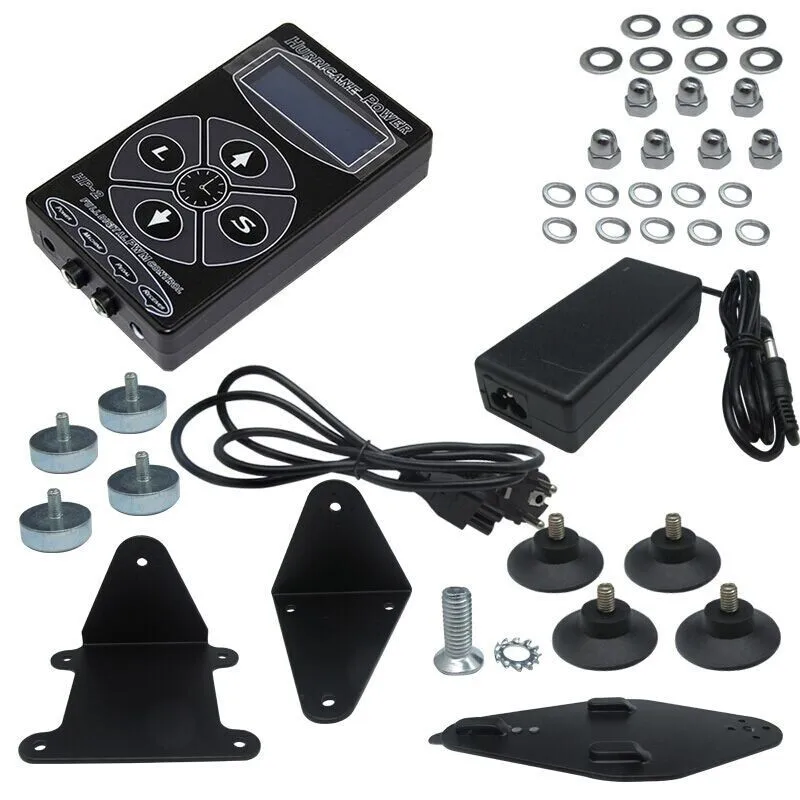 Hot-Selling-Black-HP-2-Hurricane-Tattoo-Power-Supply-Digital-Dual-LCD-Display-Tattoo-Power-Supply
