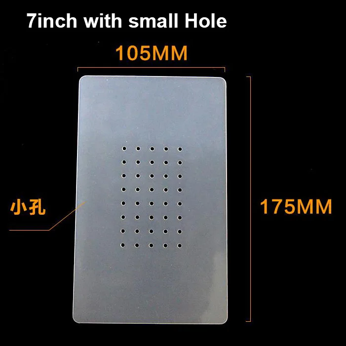 105x175MM small hole Вакуумный сепаратор силиконовый коврик высокая термостойкость насос Тип экрана демонтажная машина кремниевый лист против скольжения с отверстием - Цвет: 105x175MM small hole