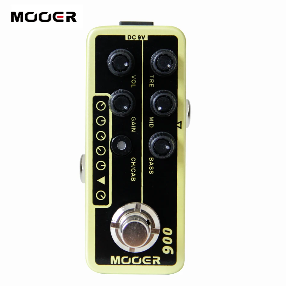 MOOER 006 Классический Люкс Цифровой преампер электрогитара педаль высокое качество