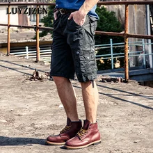 Новые модные армейские Шорты Cargo мужские хлопковые повседневные плотные шорты брендовая одежда летние шорты Homme бермуды брюки высокого качества 30