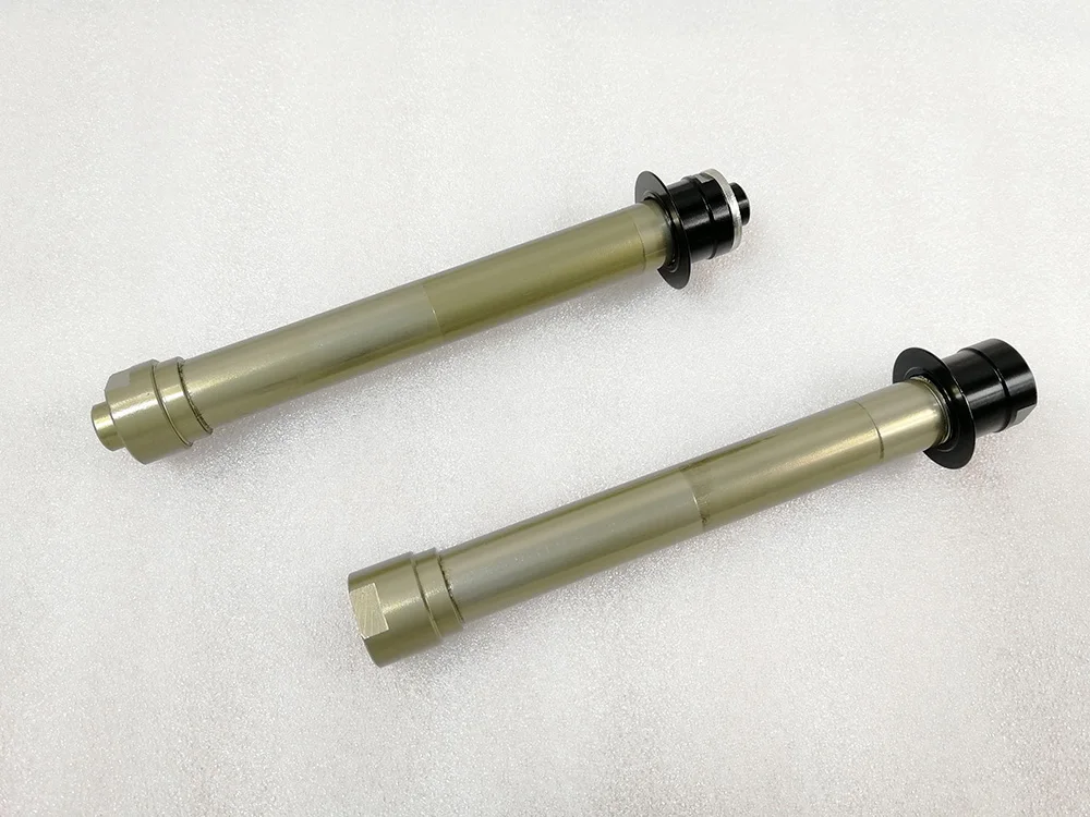 novatec D412SB rear hub replaced axle QRx135 12x142 converting through axel with end caps