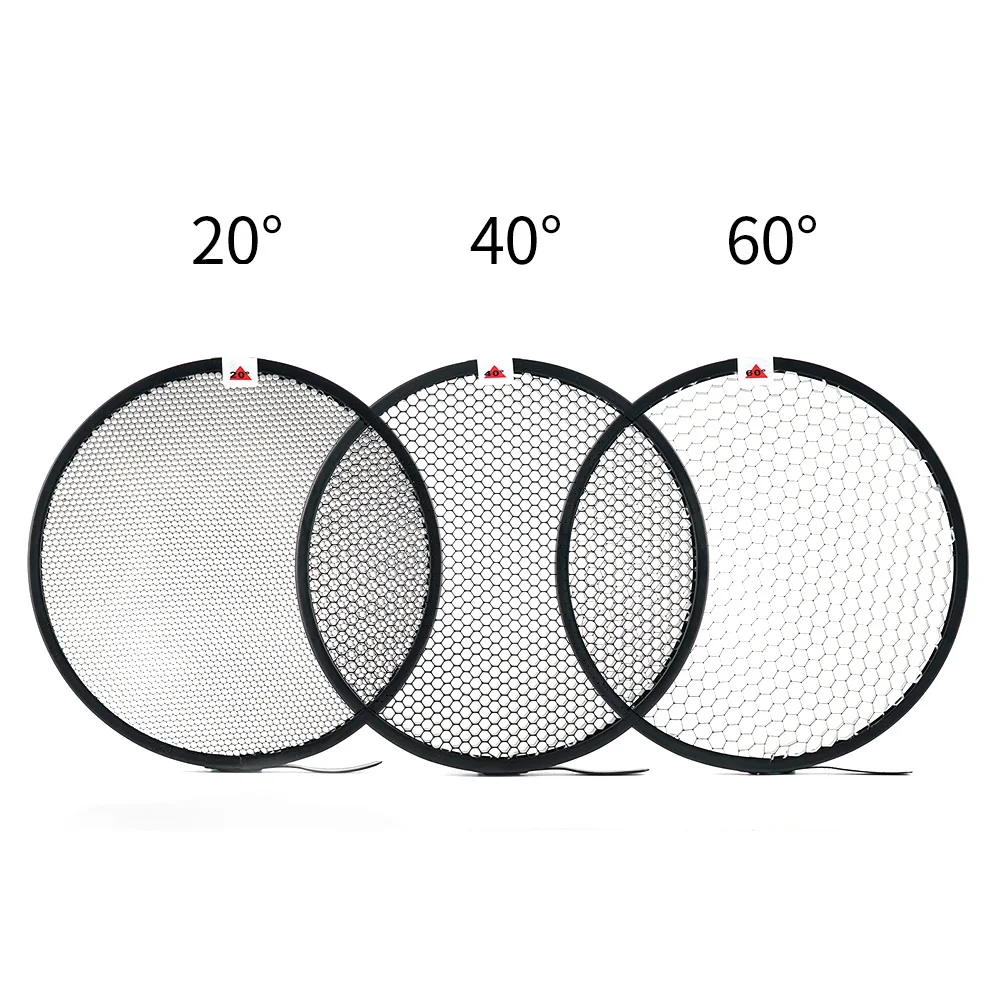 Refletor Padrão de Montagem Bowens Refletor Abajur com Grade de Favo de Mel para Fotografia Estúdio de Luz Estroboscópica e Difusor - Image 2