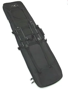

48" 120cm gun bag Dual Tactical Rifle Sniper Carrying Case Gun Bag BK