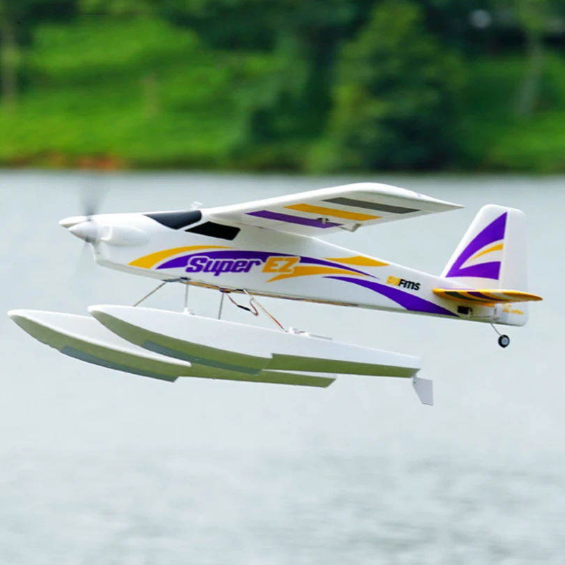 Радиоуправляемый самолет FMS Plane Super EZ V4 тренажер для начинающих с гироскопом
