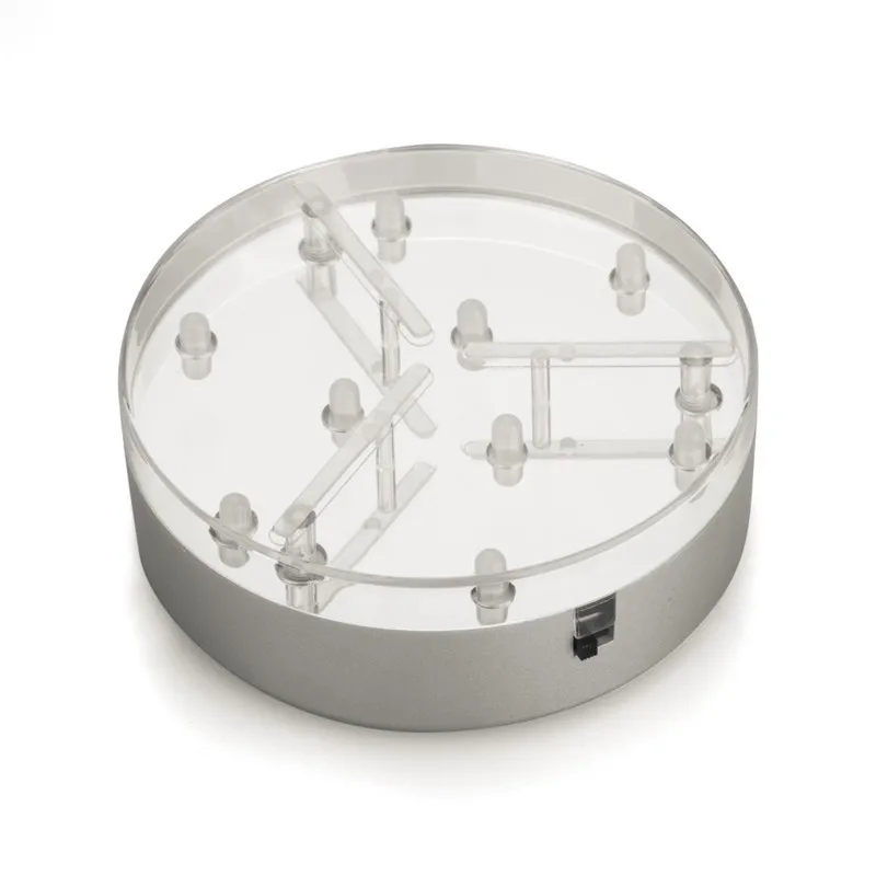 Vase de base e lampadaire lumière blanc LED événement de mariage parti pièce maîtresse