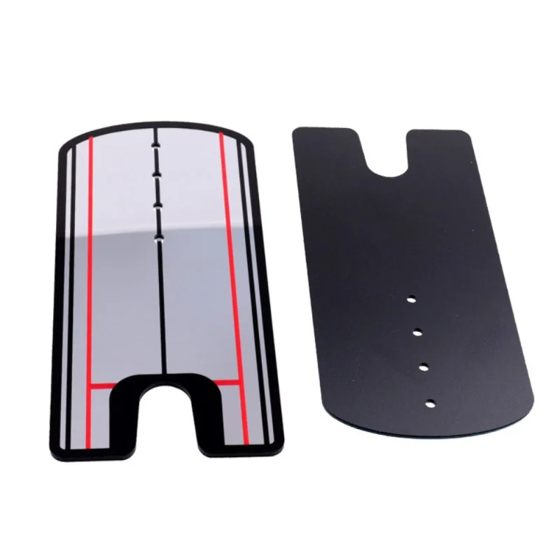 Golf Putting Mirror Alignment Training Aid Swing TrainerGolf Swing Straight Practice Eye Line Golf Accessories 32 x 14.5cm