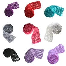 Tutu bands Stretchy 2 75inch wide Crochet Elastic Waistband by the Meter for tutu skirt DIY