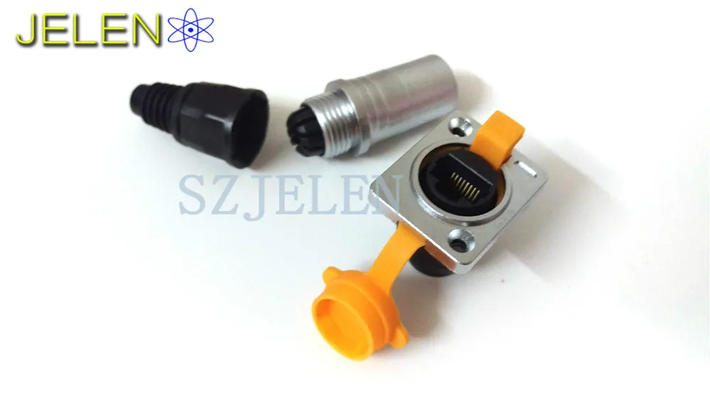 

RJ45 waterproof connector plugs and sockets, Ethernet connector,IP68,Signal transmission RJ45 connector plugs and sockets