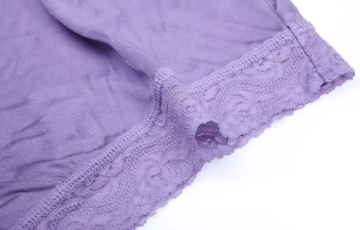 4 PACK Pure Silk Knit Women's Full Coverage Panties Underwear Lingerie Boyshort M L XL 2XL SS001