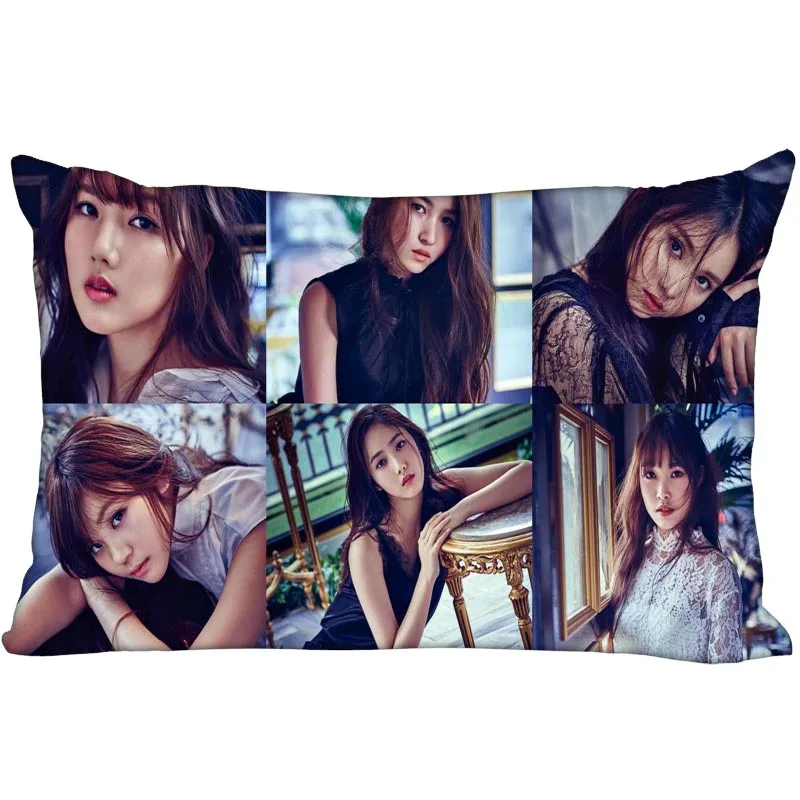 Популярная Корейская атласная наволочка GFRIEND на заказ 35x45 см (одна сторона)