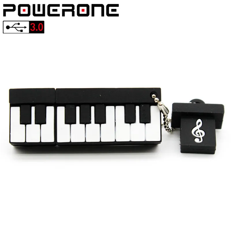 POWERONE USB 3,0 музыкальный флеш-накопитель музыкальный инструмент usb флеш-накопитель Флешка 4 ГБ 16 ГБ 32 ГБ 64 ГБ мультяшная карта памяти u-диск