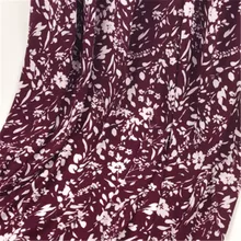 Новая высококачественная шифоновая ткань из вискозы на весну и лето, ткань с принтом розового цвета с мелким цветочным рисунком высокого качества GD22