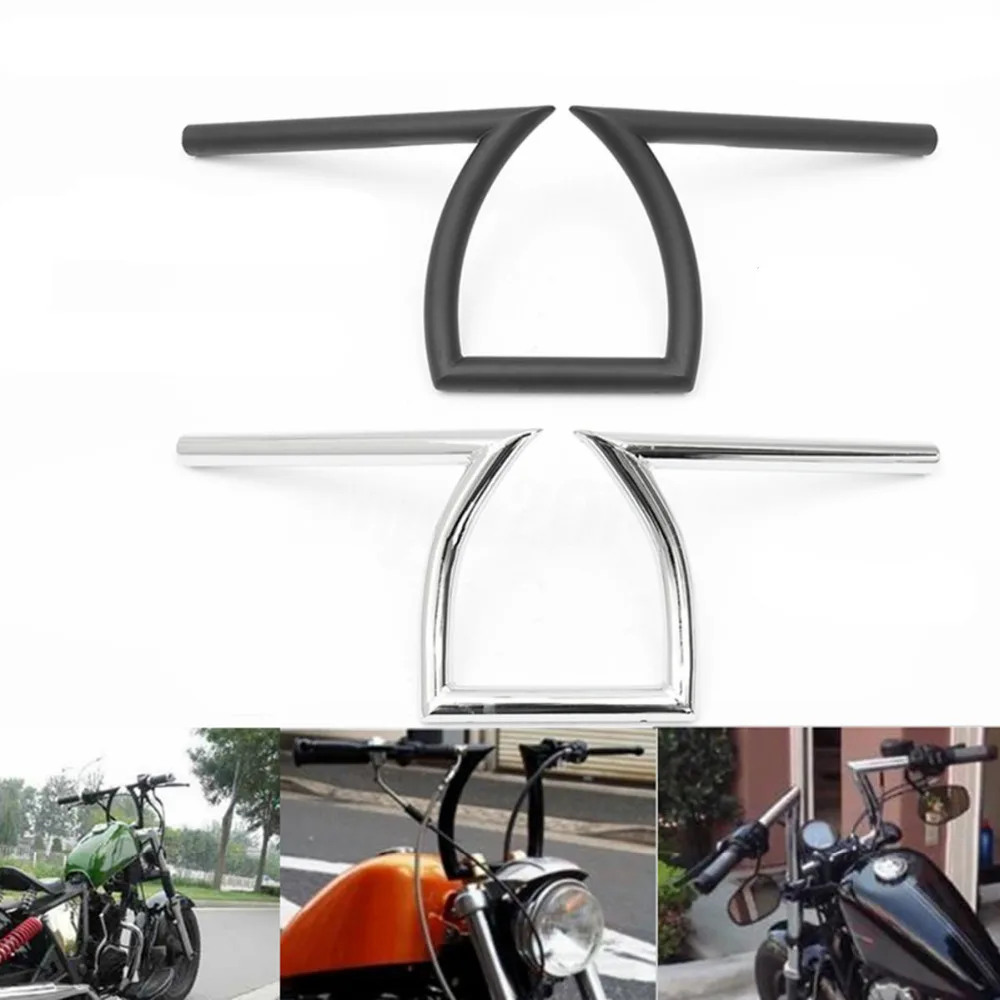 Руль для Harley Honda Suzuki Kawasaki Yamaha Bobber Custom Chopper Cafe Racer Superbike 22 мм 7/8 &quot / 25 1&quot|z bar|for harleydrag bar