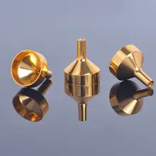 Новые металлические небольшой алюминиевый мини-воронки для духи передачи Диффузор Бутылка мини жидкость для заправки масла лаборатории SN2036