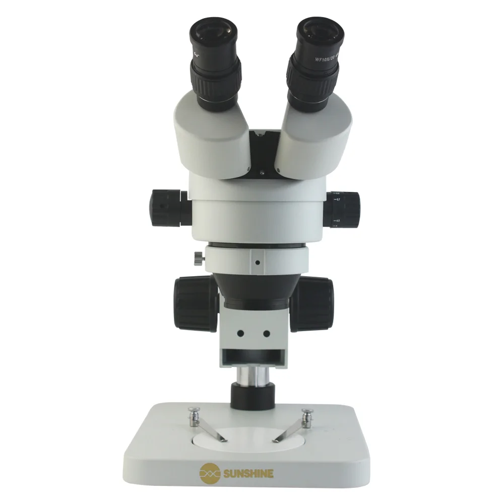 Sunshine SZM7045 B1 zoom 1:6.4 7X 45X стерео микроскоп для ремонта печатных плат промышленный