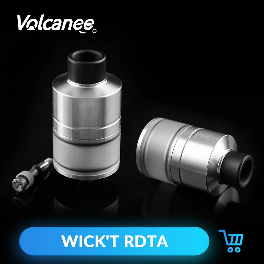 

Volcanee SXK WICK'T RDTA Rebuildable Dripping Atomizer PEEK Insulators Regular and BF PEI Oil Tank for Ecig Vaporizer VS Zeus X