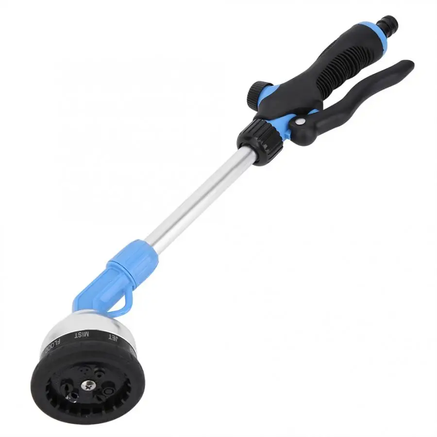 Multifunction Adjustable 9 Spraying Nozzle Sprayer Head Garden Watering Irrigation Trigger Sprinkler Gun