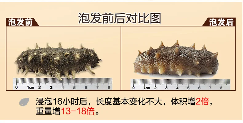 Сублимированный морской огурец дикое море Jinpeng 1,5 г/только 5-7 см Weihai специальные сушеные морепродукты с абалоном