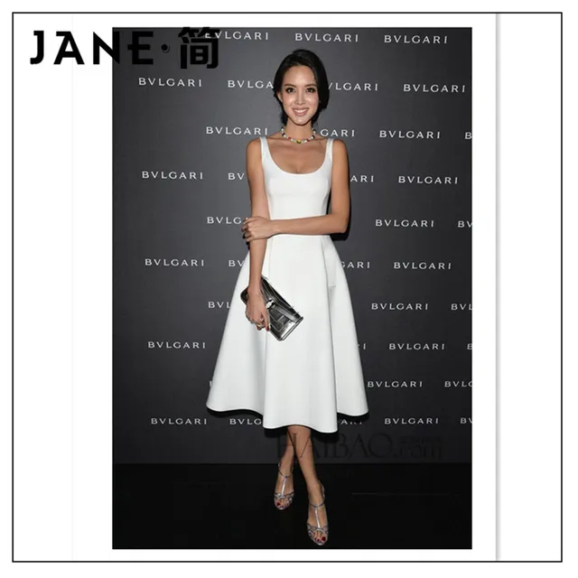 jane black white classic word collar tight waist dress o l stars classic word