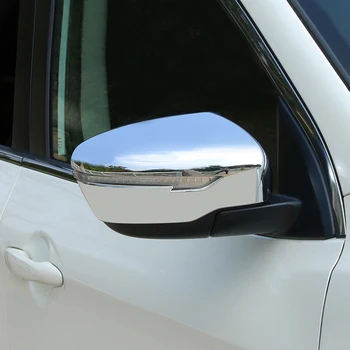 

For Nissan Pathfinder 2019 ABS Chrome Car rearview mirror cover frame Cover Trim sticker car accessories styling 2pcs