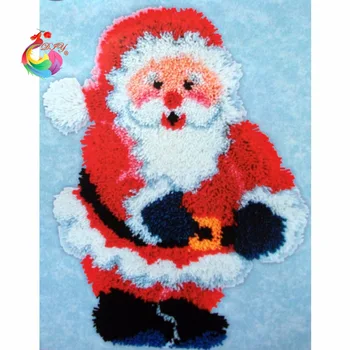 

Home decoration Needlework Carpet embroidery Latch hook rug kits yarn Crochet hook embroidery Felt Craft Christmas decoration