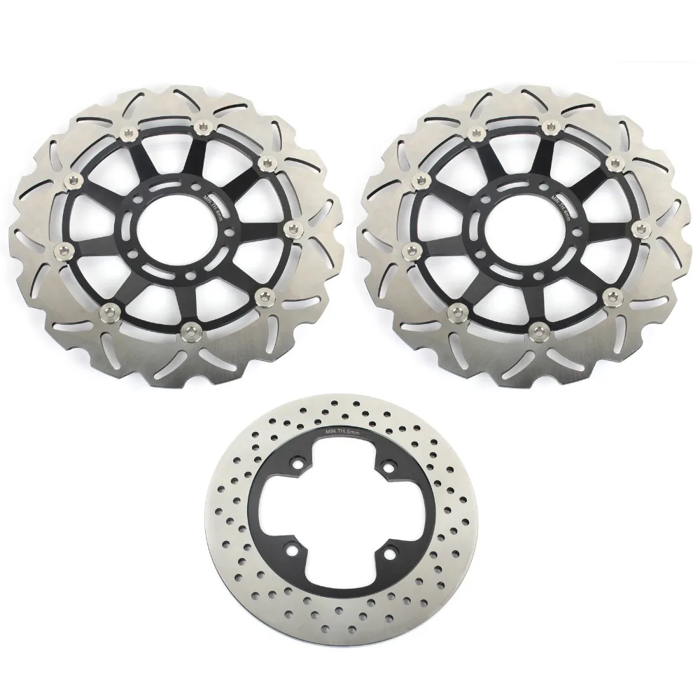 

BIKINGBOY For Triumph Tiger 1050 / ABS 2008-2014 Tiger 1050 SE /ABS 2010-2013 Sport ABS Front Rear Brake Disks Discs Rotors Sets