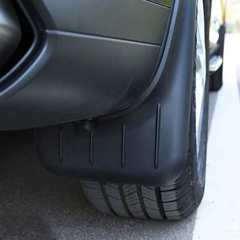 

Exterior Mud Splash Flaps Guards Mudguard Fenders 4pcs Plastic For Porsche Cayenne 2018 2019 (Only Fit For European Car Model)