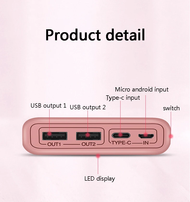 Ультра-тонкий большой емкости зарядки сокровище банк питания 20000mAh полимерное мобильное зарядное устройство сокровище для мобильного телефона