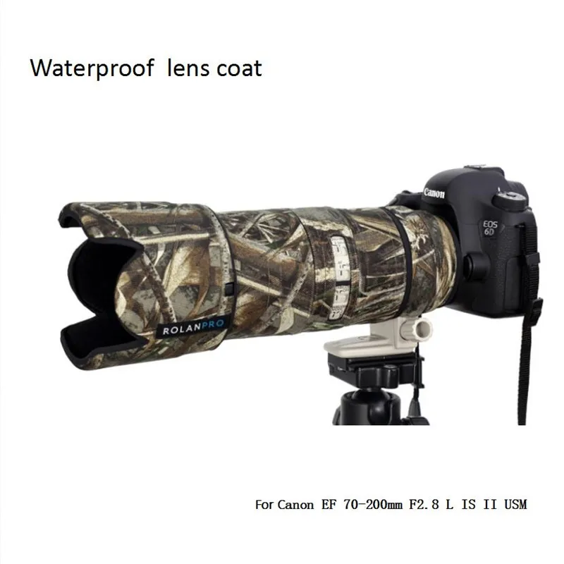 

lens coat waterproof camouflage Dedicated to Canon EF 70-200mm F/2.8 L IS USM fs001