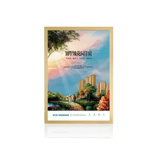A5 представления папки Стикеры плакат Дисплей случае Магнитный край настенное крепление баннер знак держатель Дисплей стенки фоторамка