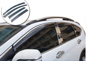 online Para Honda Crv CR-V 2012-2015 Viseiras Da Janela Toldos Viseira Defletor De Chuva Vento Ventilação Guarda 4pcs