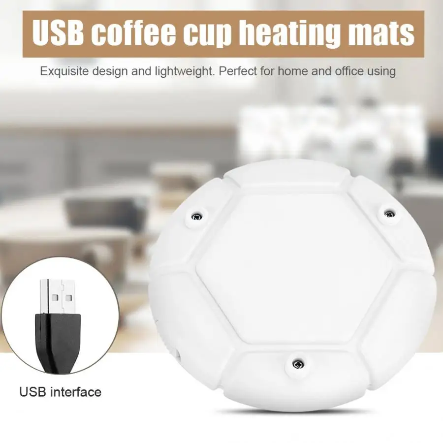 USB Настольный подогреватель чашек для кофе, чая, подогреватель чашек, нагреватель для напитков, поднос для молока, чая, кофе, кружка для горячих напитков, USB подогреватель чашек