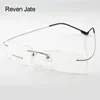 Reven Jate Flexible Titanium Alloy Rimless Eyeglasses Frame for Optical Prescription Glasses Eyewear for Women and Men ► Photo 1/6