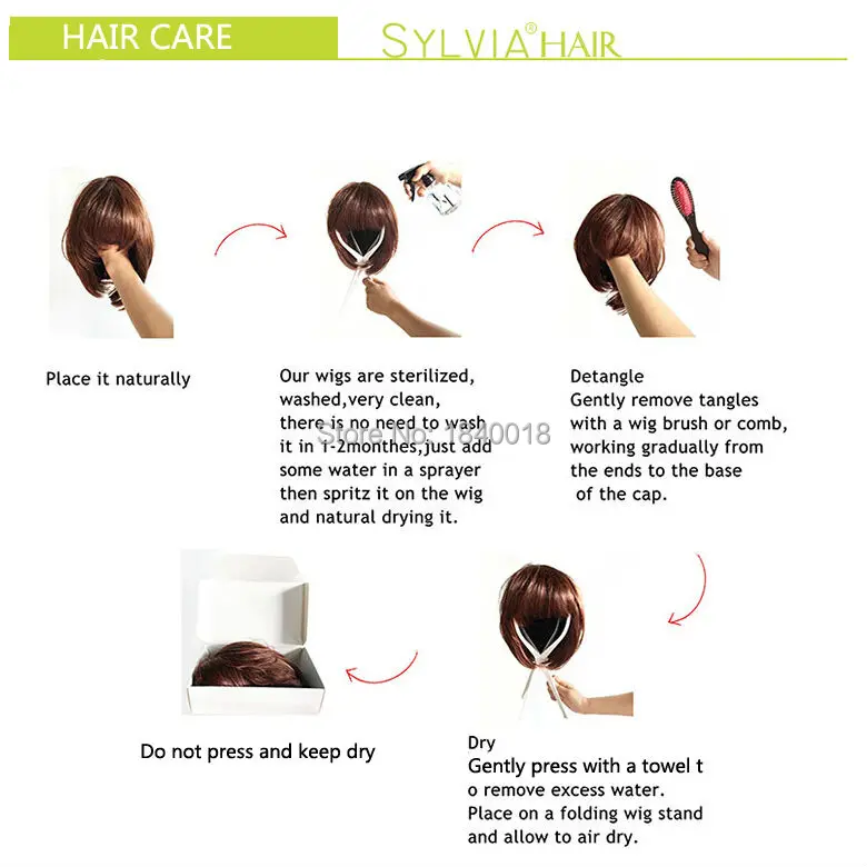 Preto Cabelo da Fibra Resistente Ao Calor para mulher