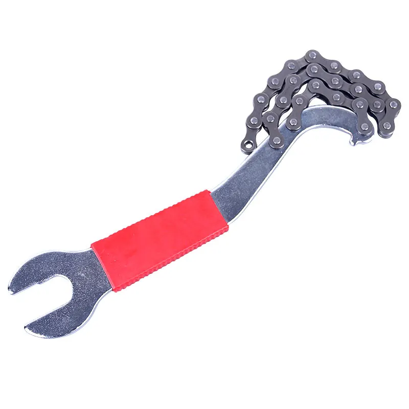 

Deemount Bicycle Freewheel Cassette Removal Chain Whip Sprocket Spanner Wrench Bike Repair Service Tools TOL-123