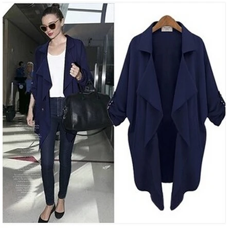

free shipping Large size women fat mm autumn elegance windbreaker long sleeved Chiffon cardigan sweater coat sunscreen