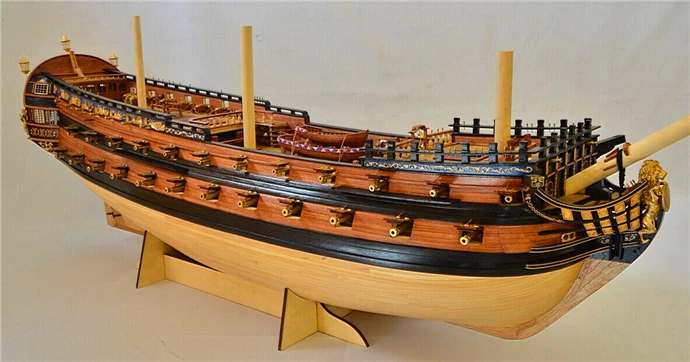 NIDALE модель новая версия масштаб 1/50 классический русский деревянный комплект модели корабля ingermanland 1715 корабль деревянная модель SC модель