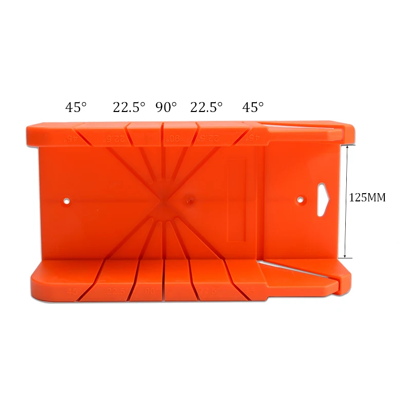 Пластиковая Торцовочная коробка с задней пилой деревообрабатывающие зажимные вырезы пазы 45 или 90 градусов угол шкафа ручные инструменты