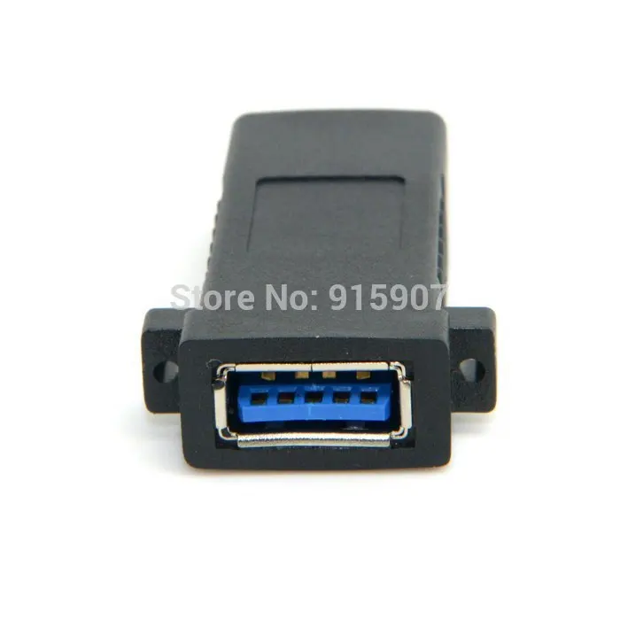 10 шт./пакет CY USB 3,0 удлинитель «Мама-мама» exteder муфта адаптер с Панель отверстия для крепления