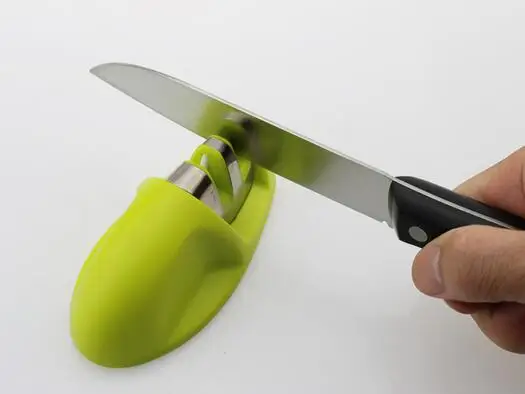 

2017 Hot Selling Tungsten Steel Knife Sharpener with two Slots Kitchen Gadgets Sharpening Knife For Chef Knife Vegetable Knife