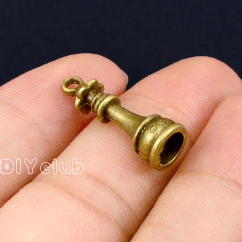 50 шт. шармы для шахмат античные бронзовые кулоны королевы 23x8мм|pendant key|pendant