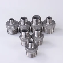 Hex Nipple Union 304 Stainless Steel Pipe Fitting Connector Coupler water oil 1/8