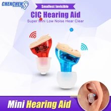 Ear Sound Amplifier Hearing Aid for Hearing Loss Elderly Deaf Audiphone Mini Invisible In The Ear Hearing AIDS Ear Care genetics of hearing loss in southern egyptian population