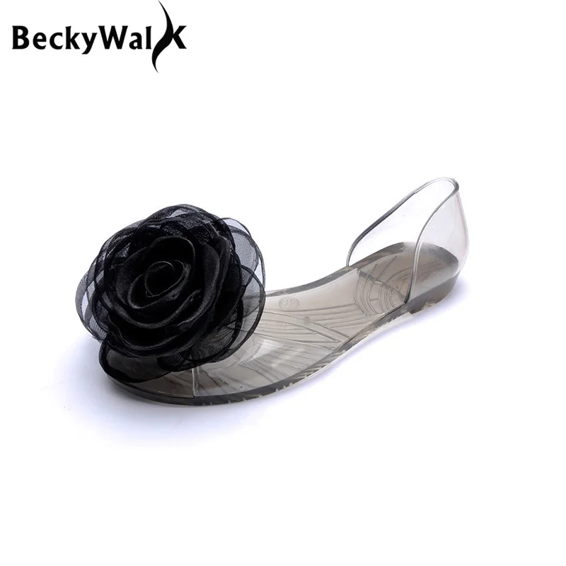

Sweet Women's Sandals Summer Shoes Woman Casual Jelly Shoes for Ladies Floral Sandalias Femininas Flats Women Sandals WSH2057