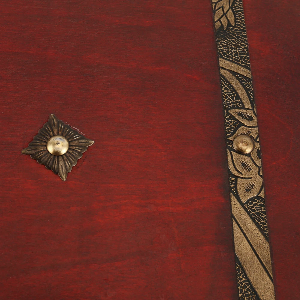 Горячая Деревянный винтажный замок сундук для хранения ювелирных изделий Чехол Органайзер кольцо подарок
