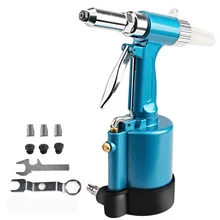 Pistola pneumática de rebite para fechar 2.4-5.0mm, rebitador hidráulico resistente-profissional pop pneumático rebite de pistola ferramenta,