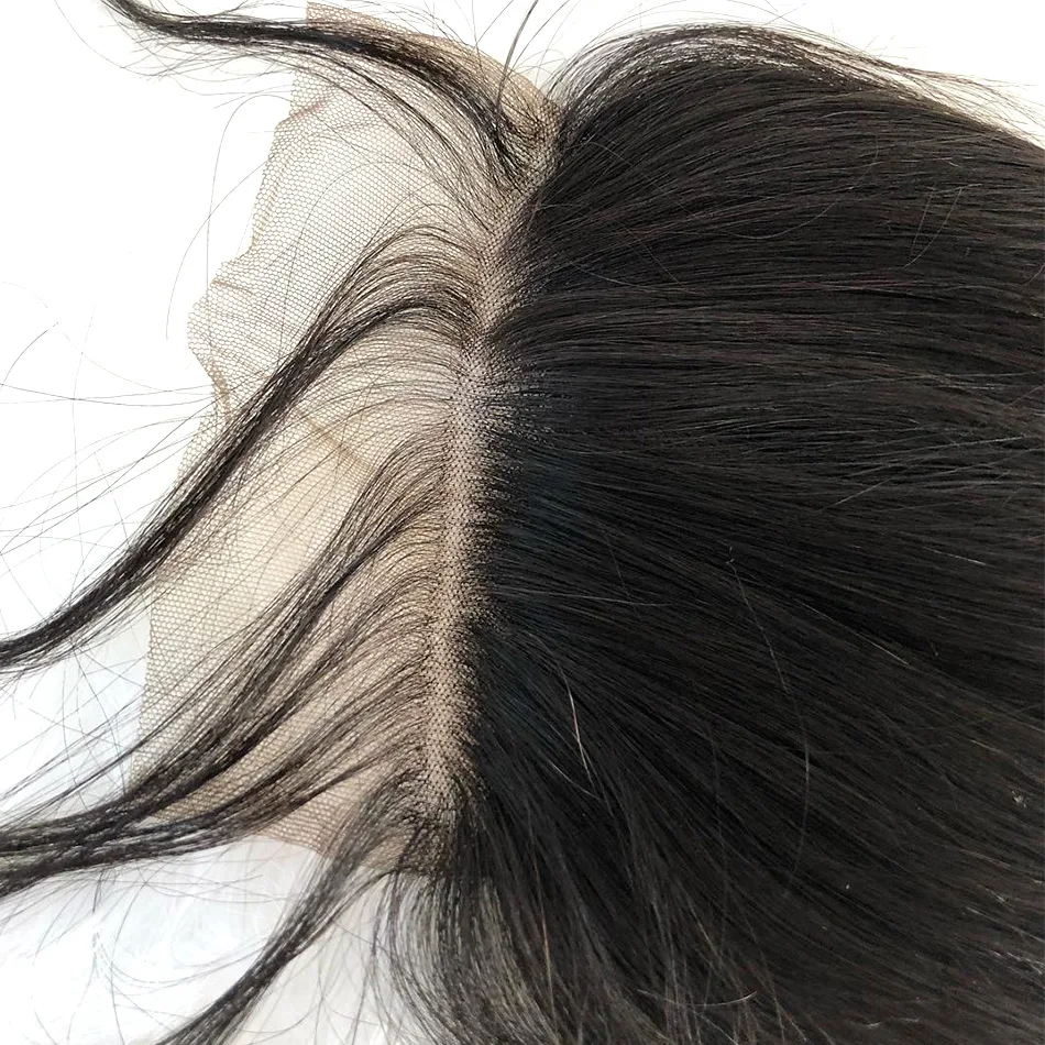 Rosabeauty волнистые волосы для наращивания волос 6x6 человеческие девственные волосы с закрытием для волос младенца средний/бесплатно/3 части