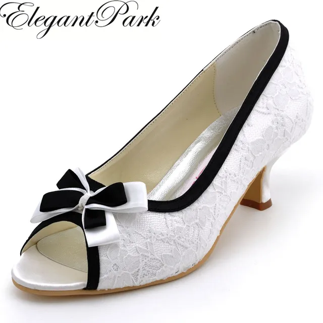 Ml 004 Woman Shoes Black Red Mid Low Heel P Toe Lace Pumps Ml 004 Woman Shoes Black Red Mid Low Heel P Toe Lace Pumps Bridesmaids Prom